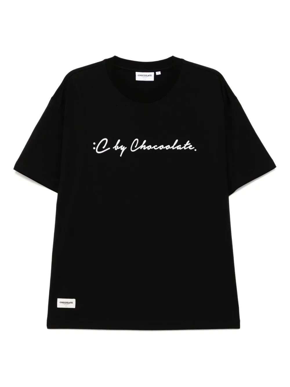 CHOCOOLATE T-shirt met logoprint Zwart