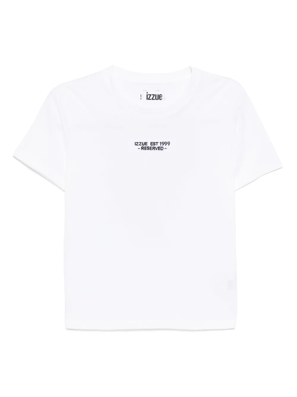 logo-embroidered T-shirt