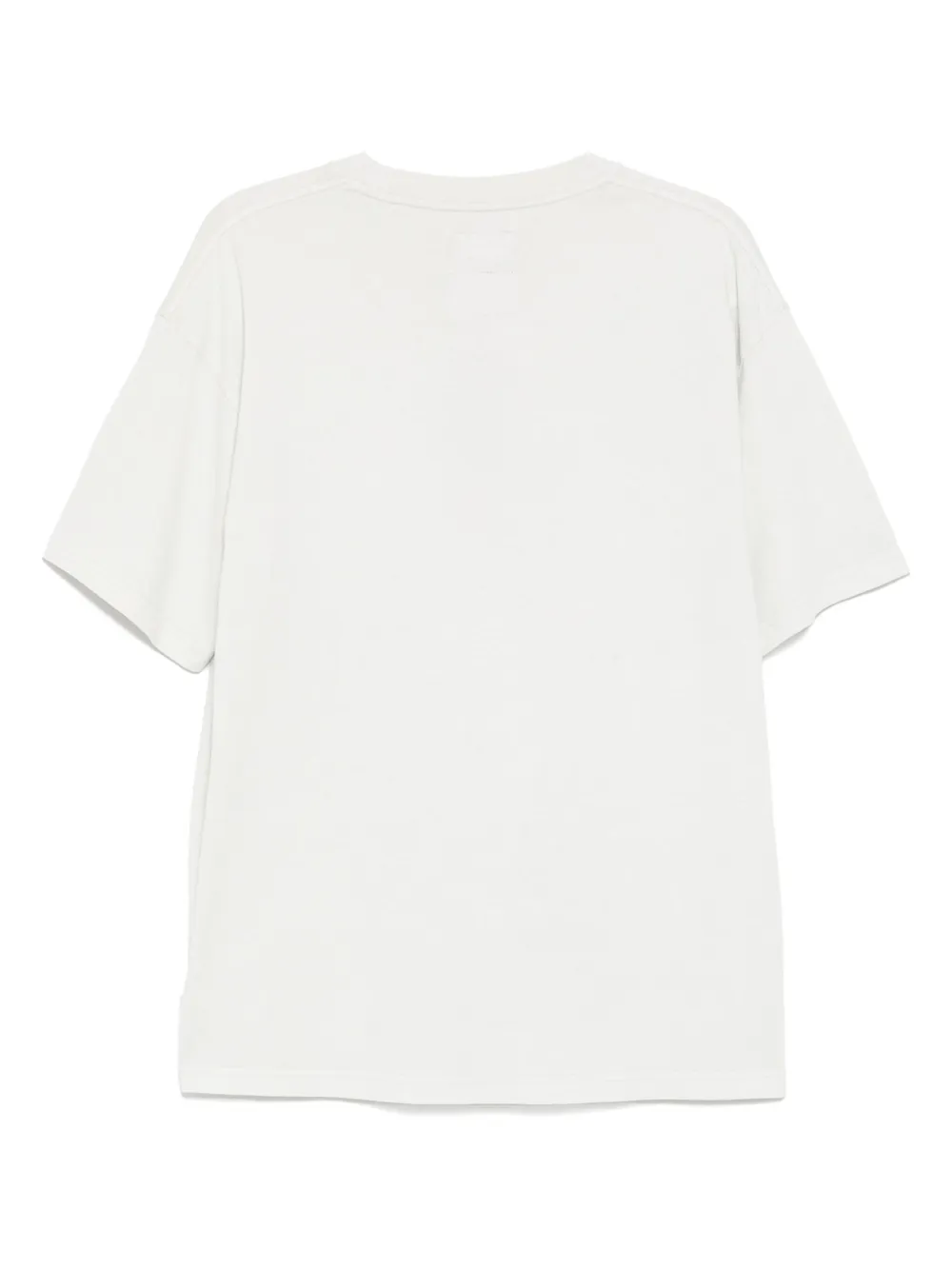 izzue T-shirt met logopatch Wit