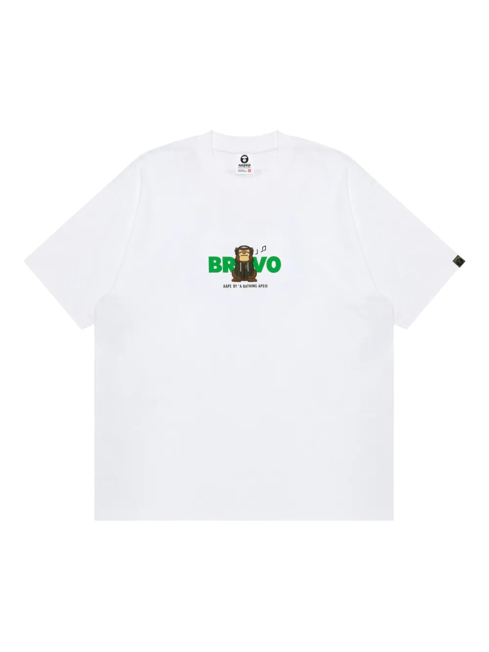 AAPE BY *A BATHING APE® playera de algodón | blanco | Image 1