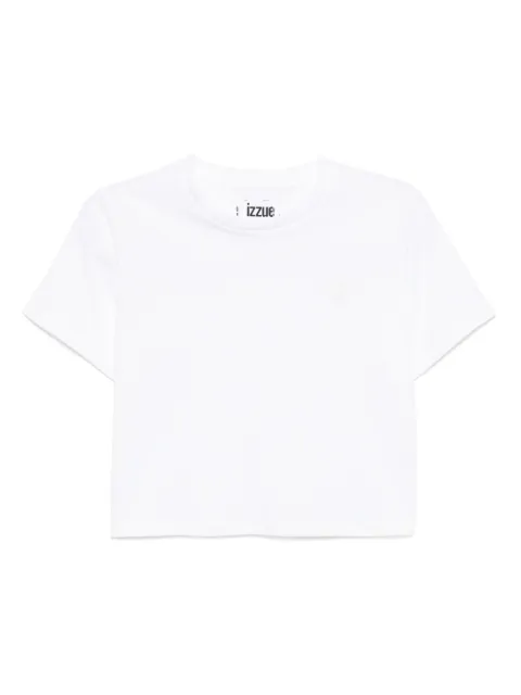 izzue logo-embroidered T-shirt