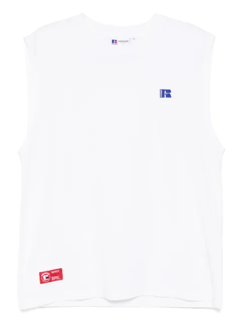 CHOCOOLATE x Russell Athletic logo-patch vest