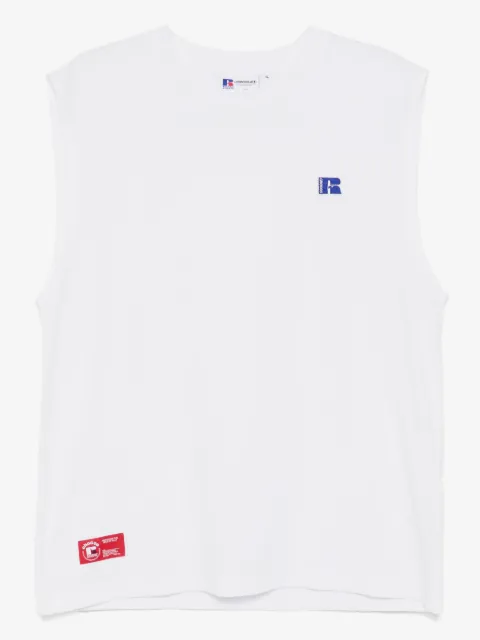 CHOCOOLATE x Russell Athletic logo-patch vest