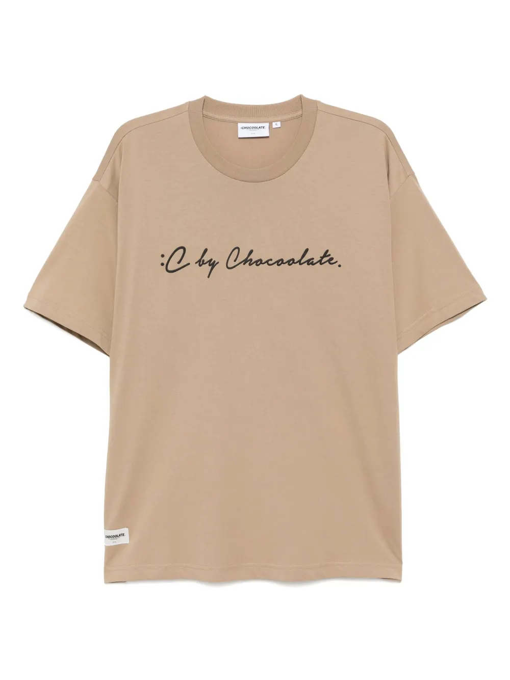 CHOCOOLATE ロゴ Tシャツ | ブラウン | Image 1