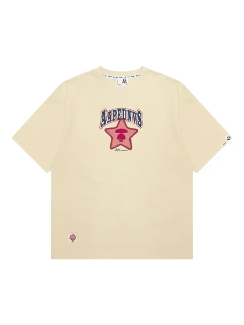 AAPE BY *A BATHING APE® playera con logo estampado