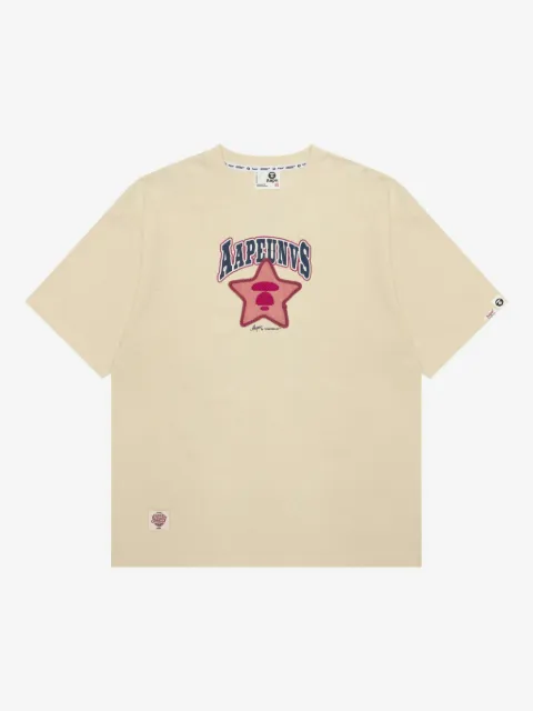 A BATHING APE® playera con logo estampado