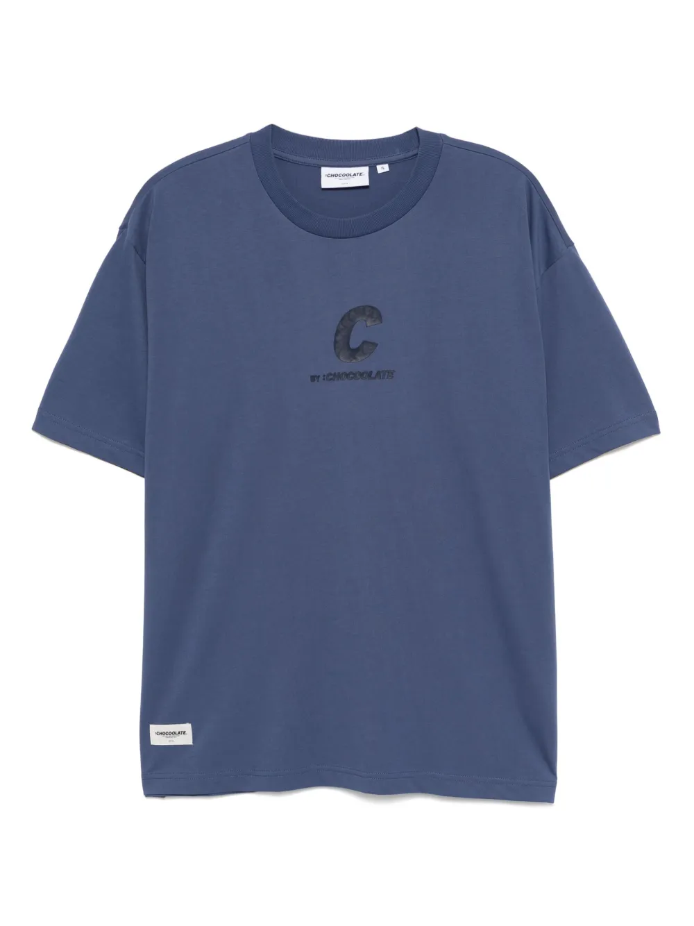 CHOCOOLATE T-shirt met logoprint Blauw