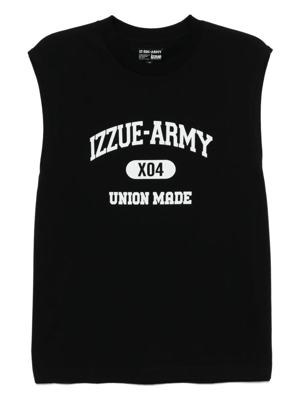 izzue logo-print vest | Black | Image 1