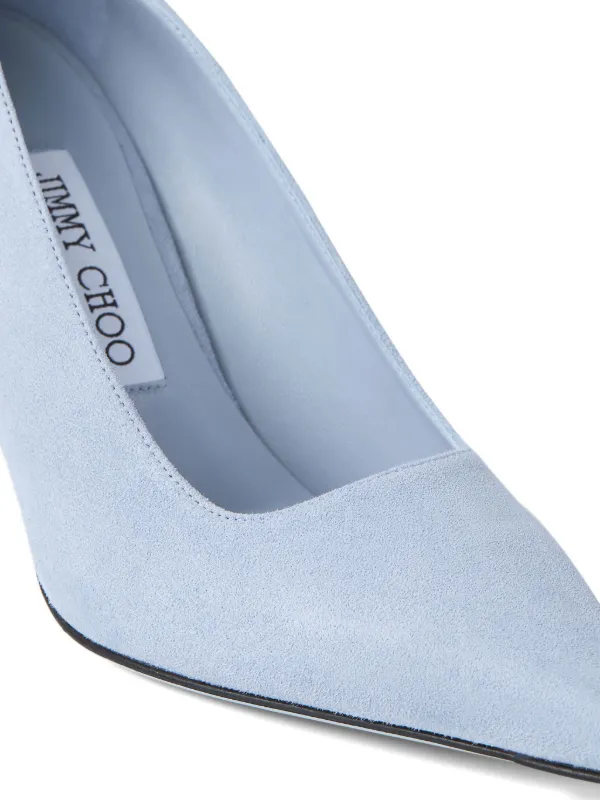 Jimmy Choo 80mm Ixia pointed-toe Pumps | Blue | FARFETCH