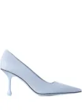 Jimmy Choo 80mm Ixia pointed-toe pumps - Blue