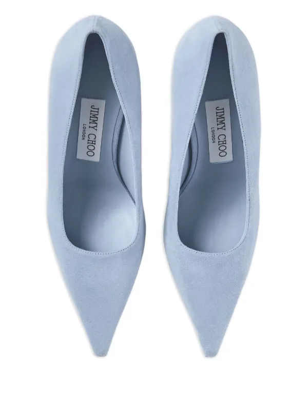Jimmy Choo 80mm Ixia pointed-toe Pumps | Blue | FARFETCH