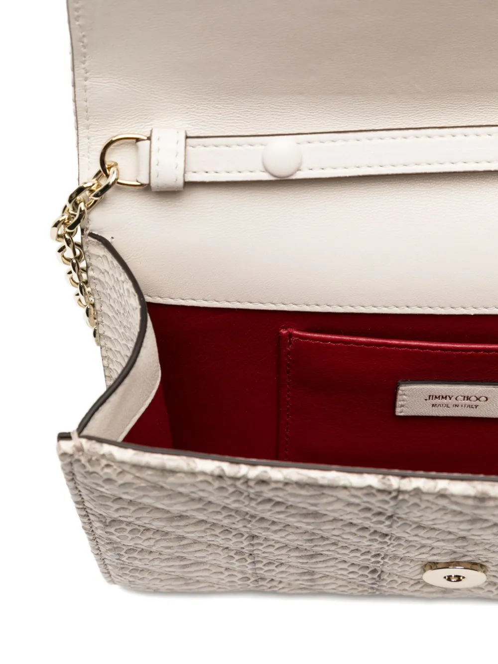 Jimmy Choo Curve Crossbody Bag In Neutral