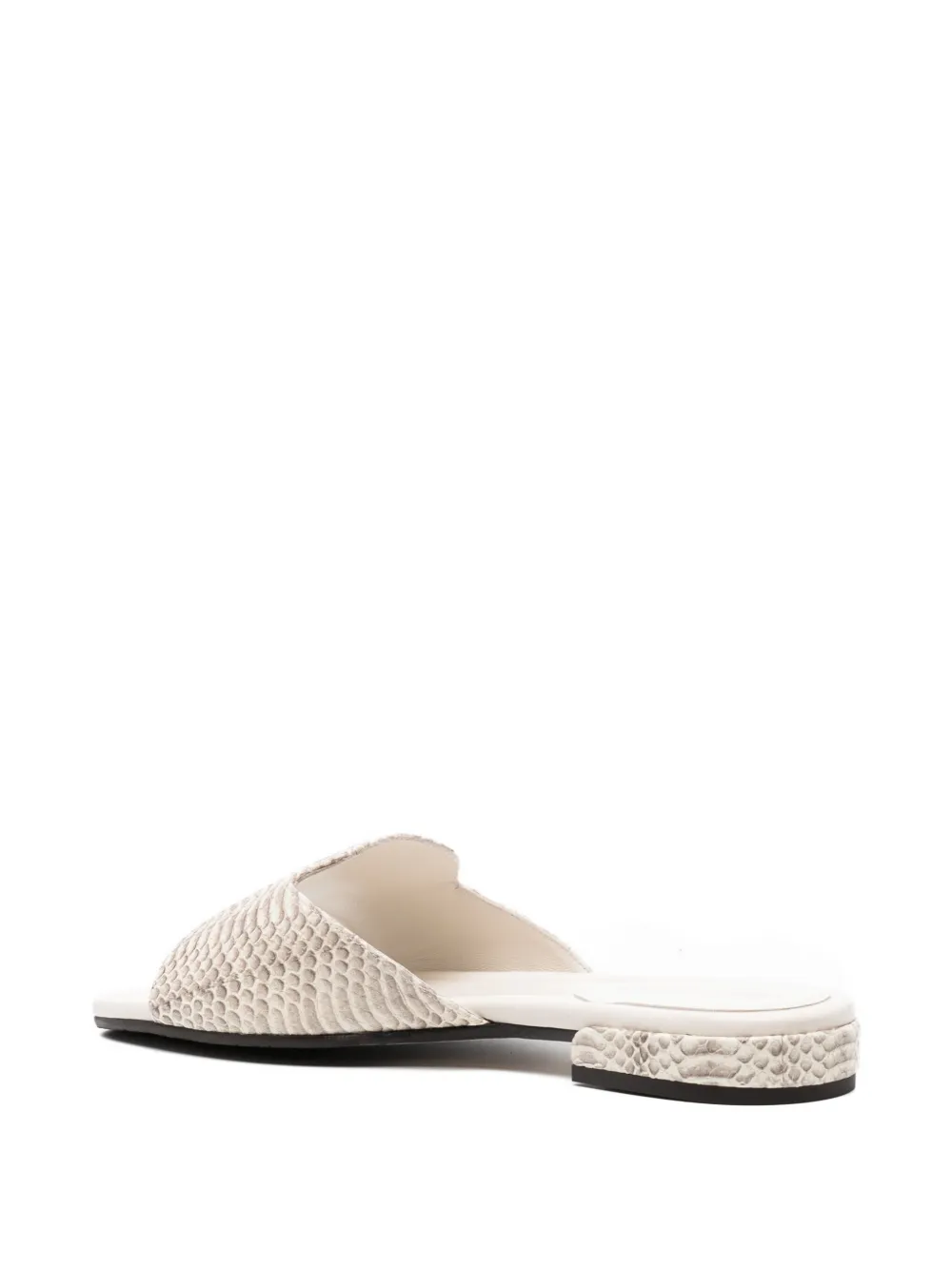 Jimmy Choo Dina snakeskin-print sandals Neutrals