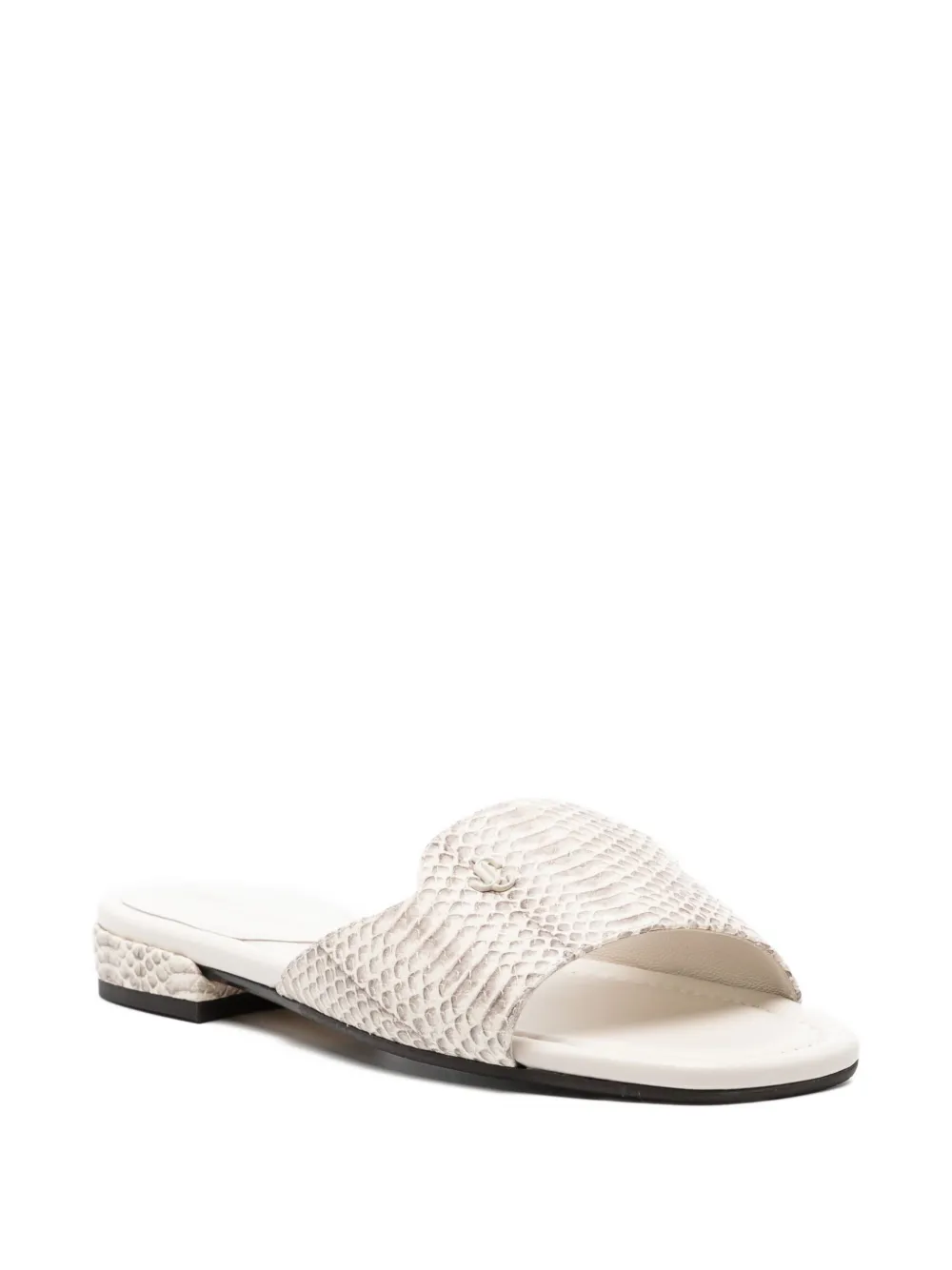 Jimmy Choo Dina snakeskin-print sandals Neutrals