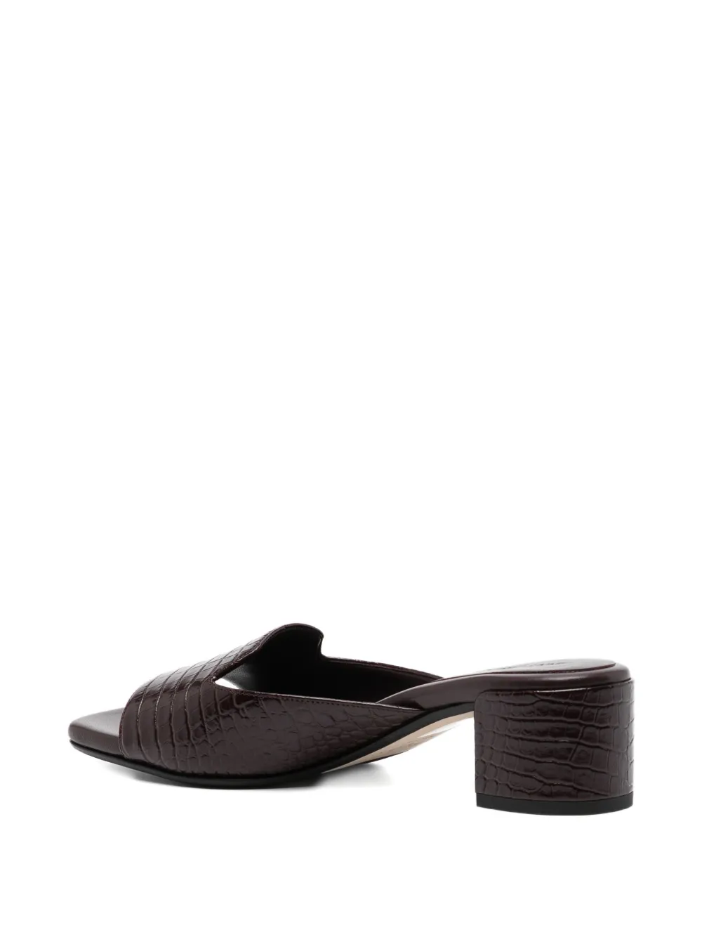 Jimmy Choo 45mm Dina crocodile-effect sandals Red
