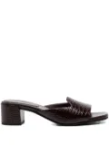 Jimmy Choo crocodile-effect sandals - Red