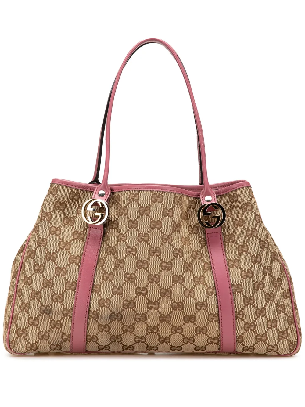 Pre-owned Gucci 2000-2015 Gg Canvas Twins Tote Bag