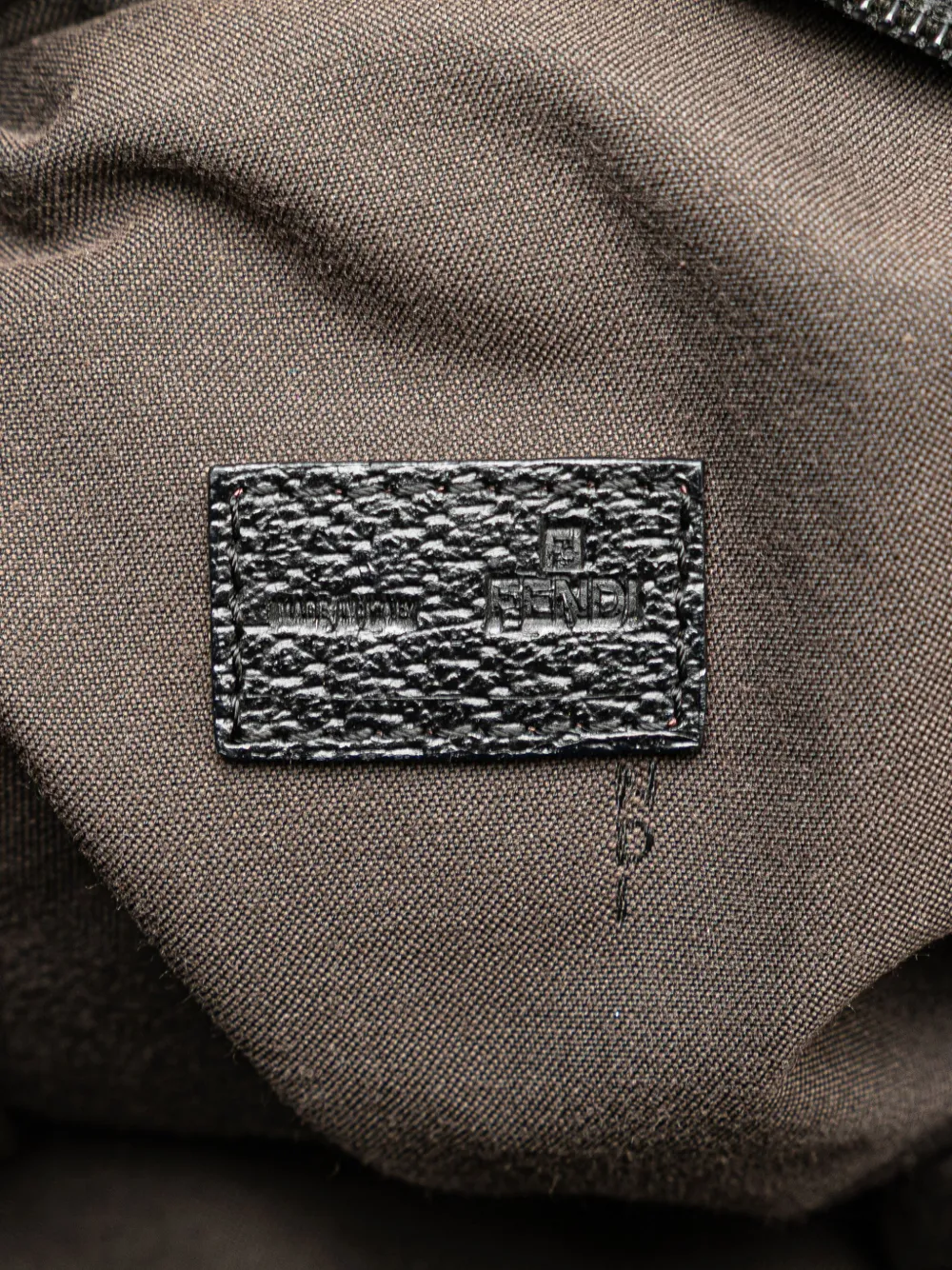 ふーきち Fendi Pre-Owned 2000-2010 Zucca Nylon Zip Code Handbag