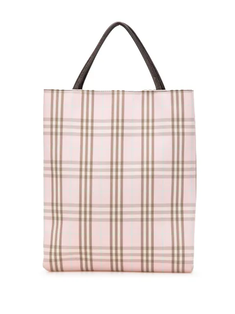Burberry Pre-Owned 2000-2017 House Check Cotton tote bag