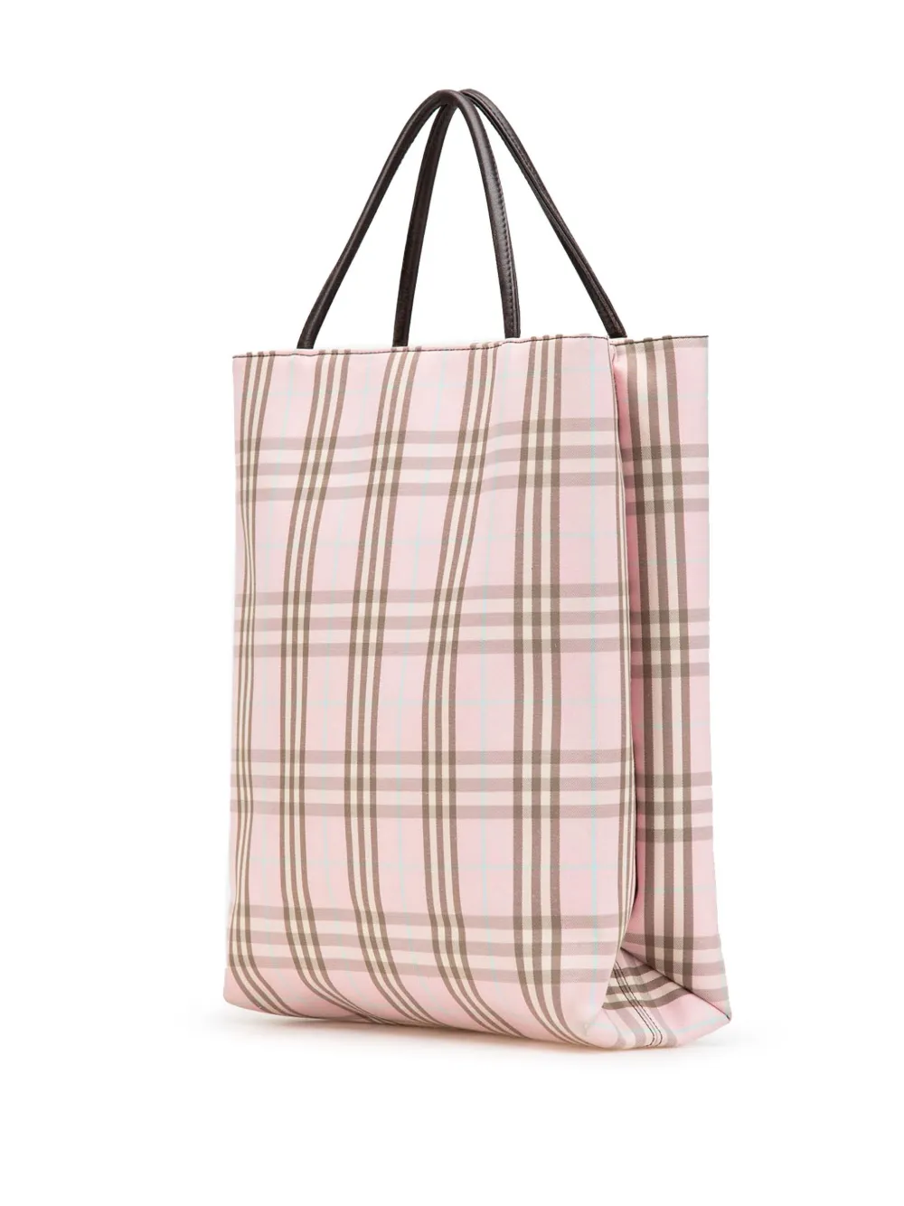 Pre-owned Burberry 2000-2017 House Check Cotton Tote Bag