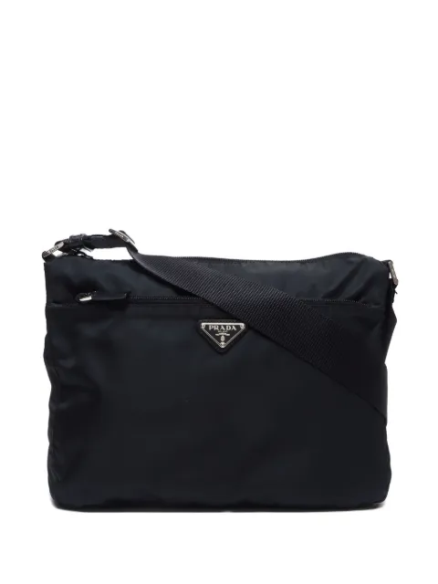 Prada Pre-Owned 2000-2015 Triangle-logo shoulder bag 