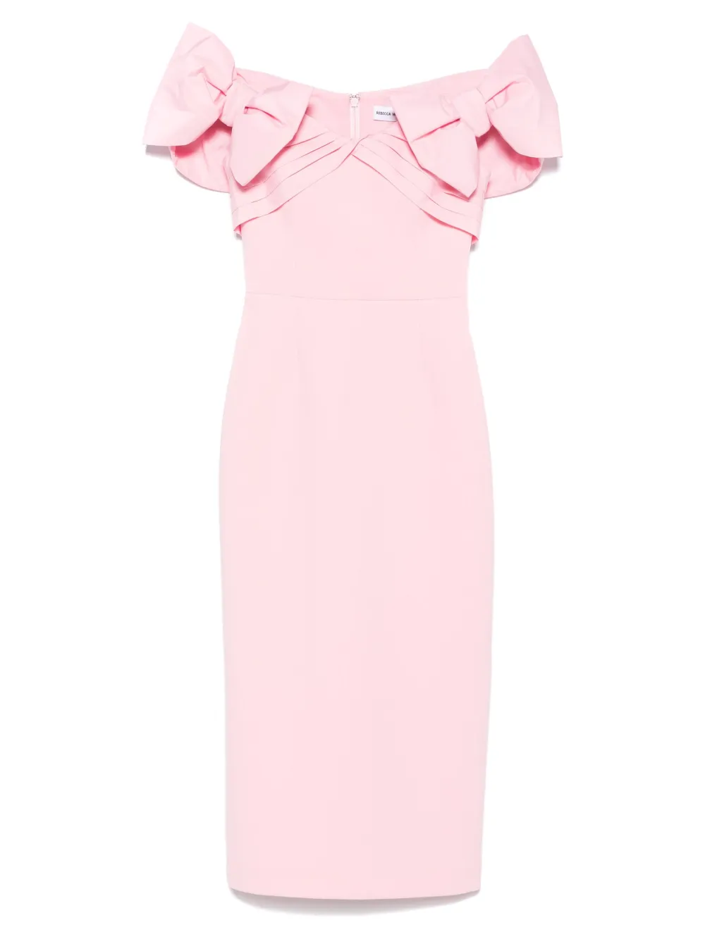 Rebecca Vallance Jurk met strikdetail Roze