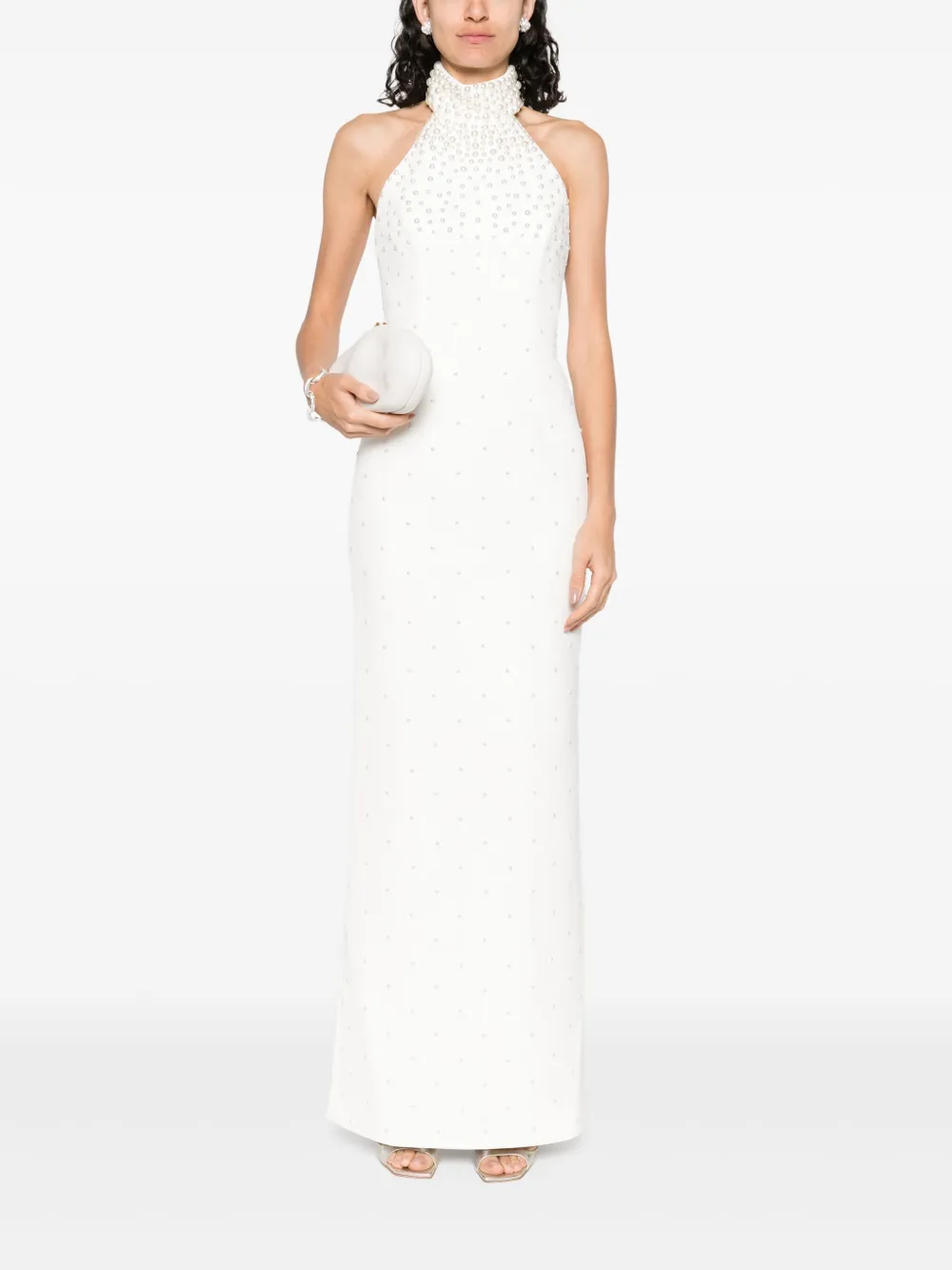 Rebecca Vallance Peregrina gown - Wit