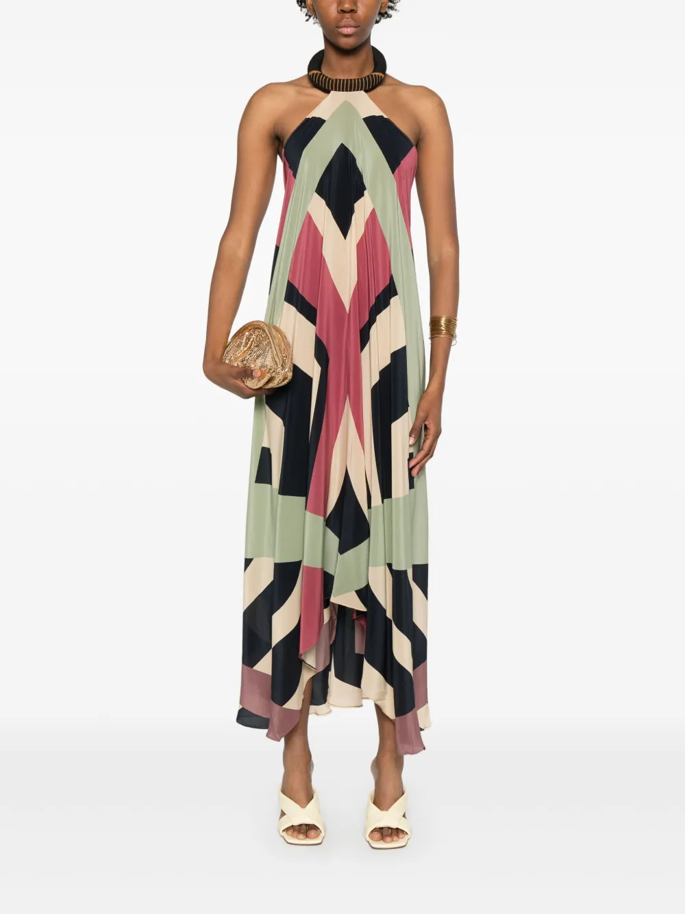 Volantis Saba dress - Blauw