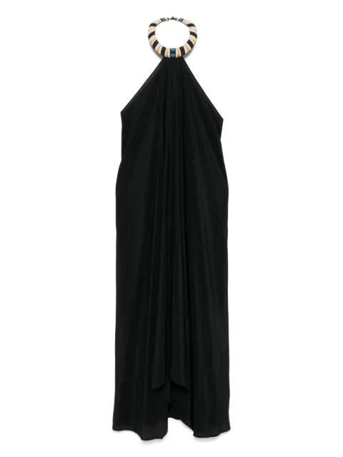 Volantis vestido midi con detalle de pliegues