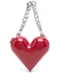 GCDS heart-shaped tote bag - Red