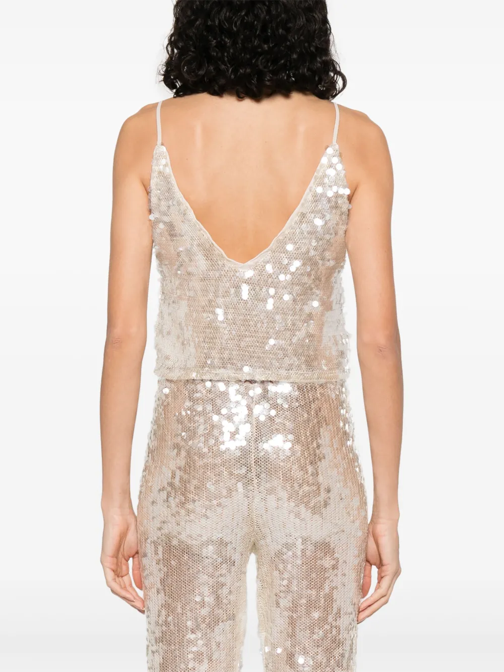 Rame Sequin-embellished Top