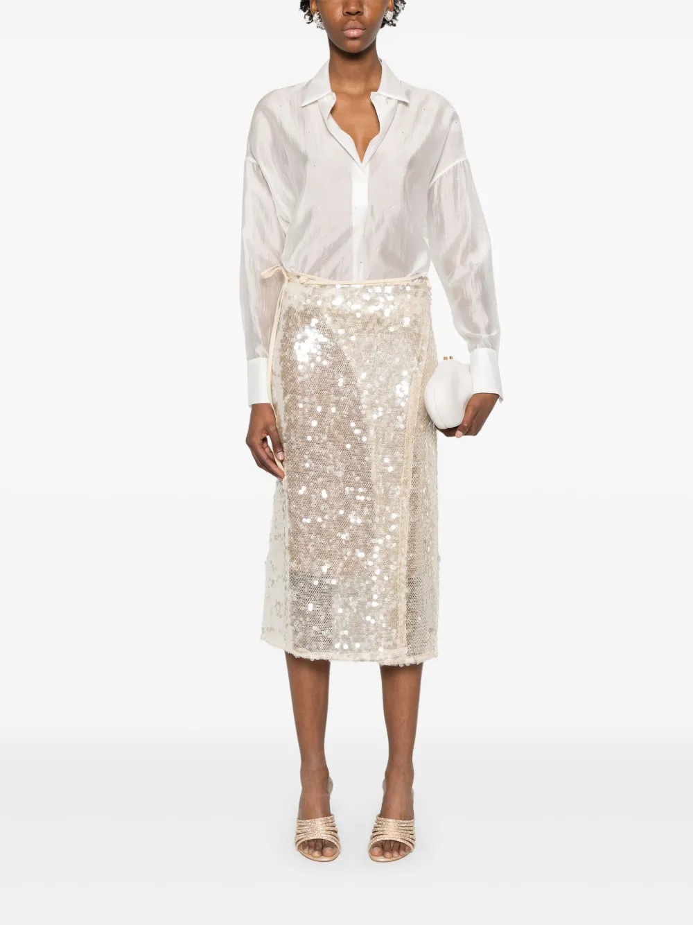 RAME long-sleeved shirt - Wit
