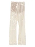 RAME sequin-embellished trousers - Neutrals