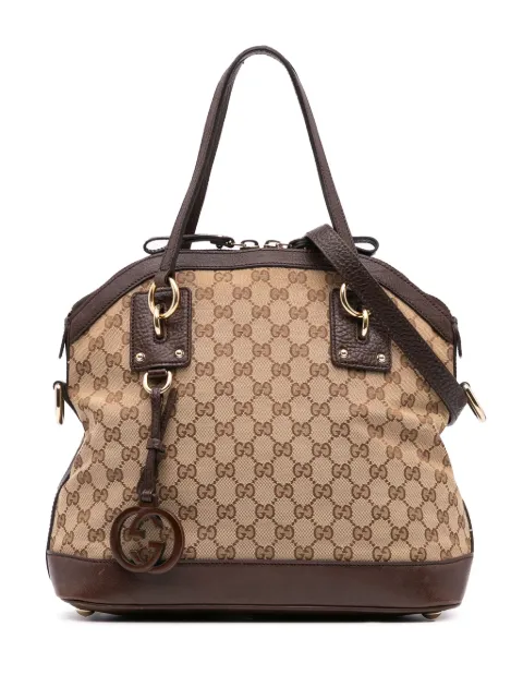 Gucci Pre-Owned شنطة 'GG كانفا تشارم دوم' بحمالة كتف 2016-2024