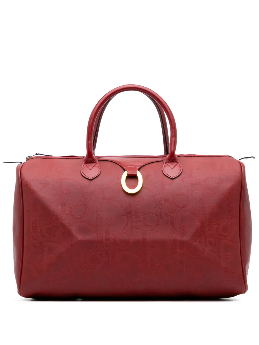 Christian Dior Pre-Owned 20th Century ディオリッシモ トロッター コーテッドキャンバス ボストンバッグ Christian Dior Pre-Owned 20th Century ディオリッシモ トロッター コーテッドキャンバス ボストンバッグ