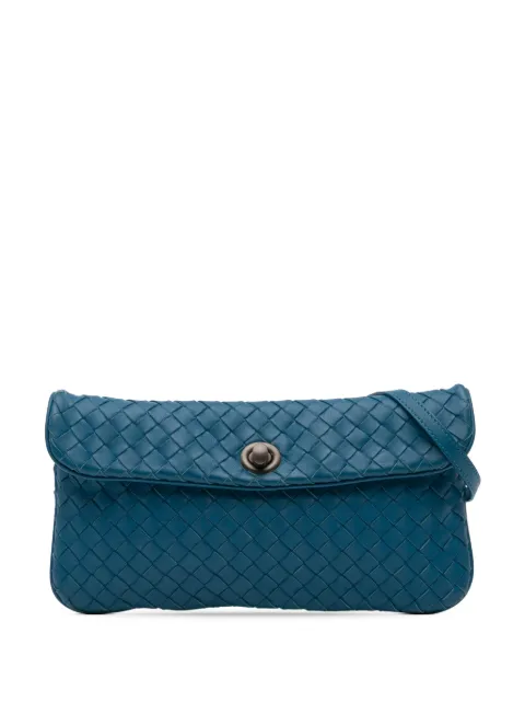 Bottega Veneta Pre-Owned 2010 Mini Nappa Intrecciato Turn Lock crossbody bag