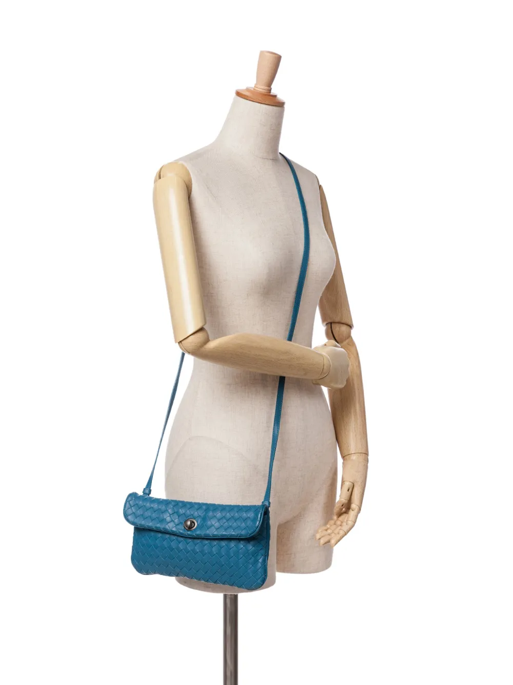Bottega Veneta Pre-Owned 2010 Mini Nappa Intrecciato Turn Lock crossbody bag | Pre-Owned | Image 2