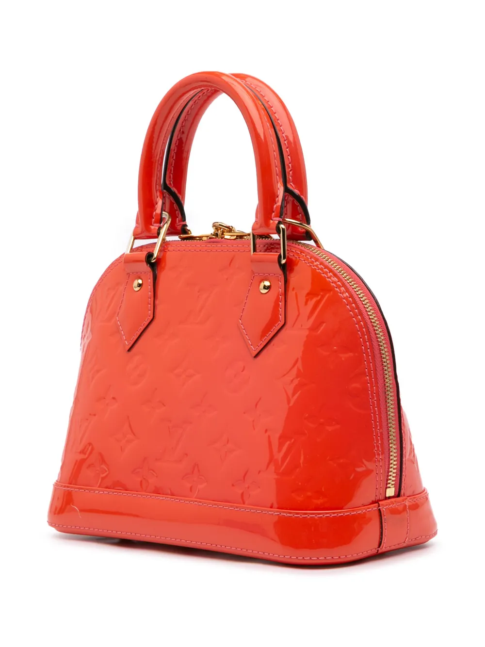 Louis Vuitton Pre-Owned Borsa a tracolla Alma BB in pelle Vernis con monogramma 2015 | Cartelle e borsa a tracolla | Image 3