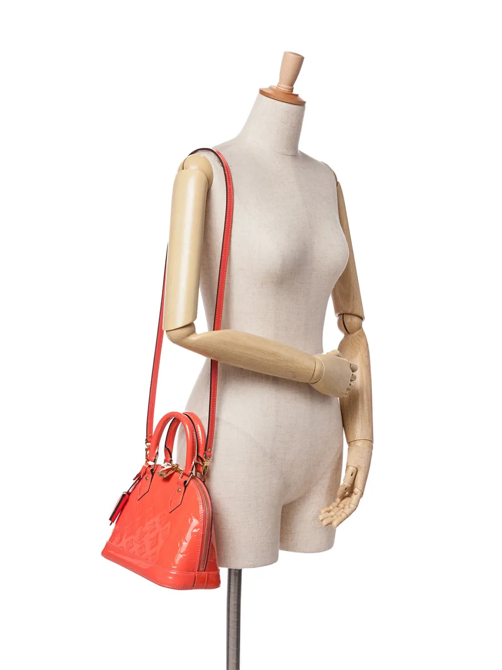 Louis Vuitton Pre-Owned Borsa a tracolla Alma BB in pelle Vernis con monogramma 2015 | Pre-owned | Image 2