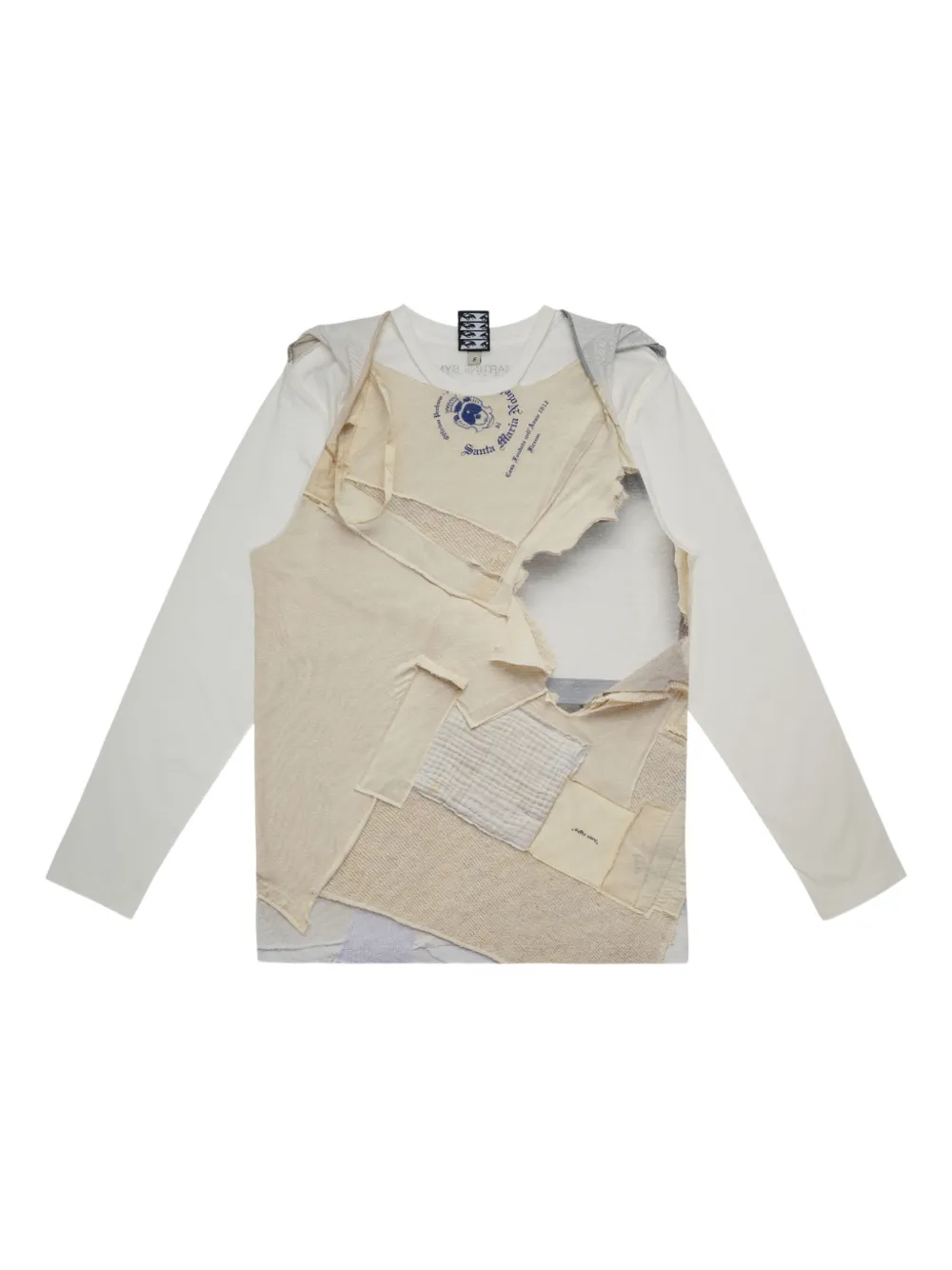 Perks And Mini Martine Syms Edition Slash T-shirt | Neutrals | Image 1