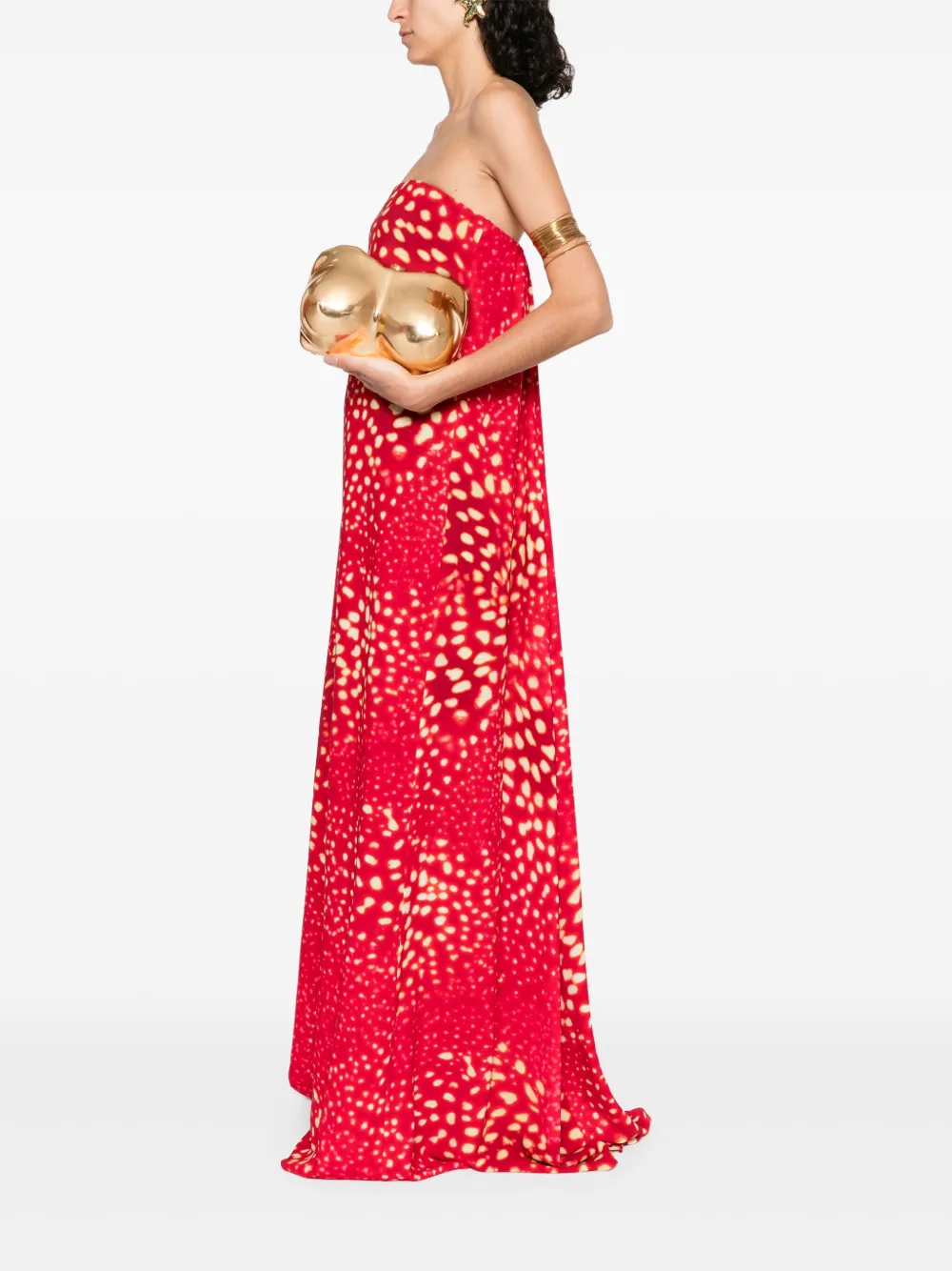Cult Gaia Reina clutch bag - Goud