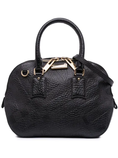 Burberry Pre-Owned 2000-2024 Small Grained Calfskin Orchard Bowling Bag satchel
