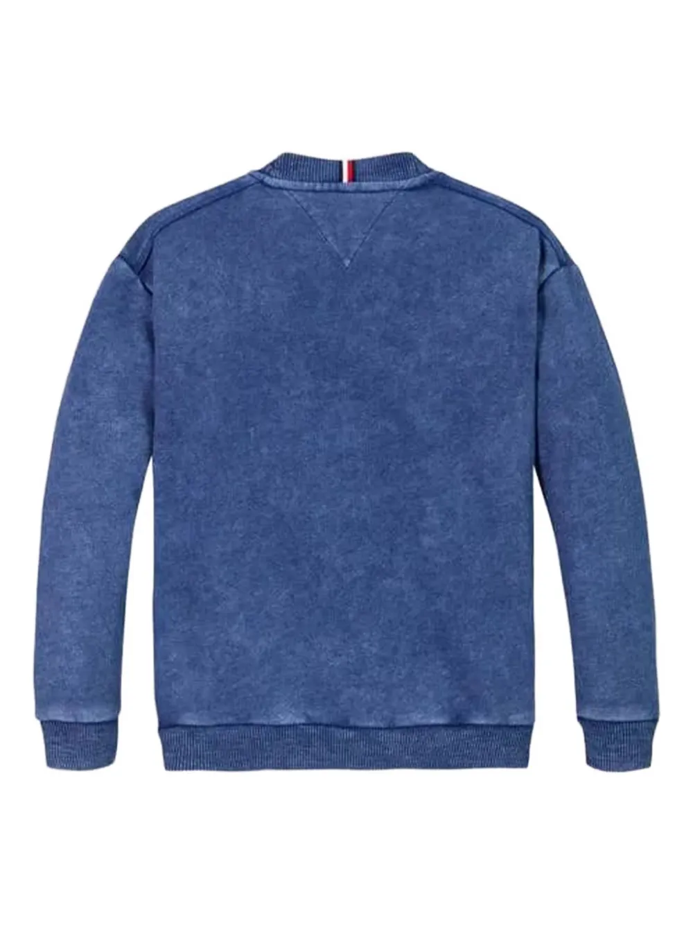 Tommy Hilfiger Junior Sweater met geborduurd logo Blauw