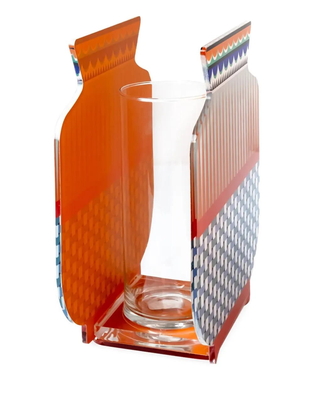 VESTA SMALL FENICE GEOMETRIC-PATTERNED DECORATIVE VASE