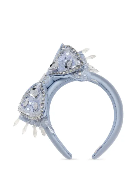 Tutu Du Monde sequin-embellished bow headband