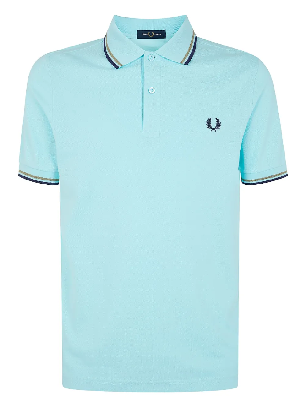 Fred Perry Poloshirt met gestreepte kraag Blauw