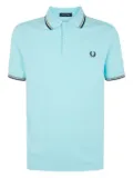 Fred Perry striped-collar polo shirt - Blue