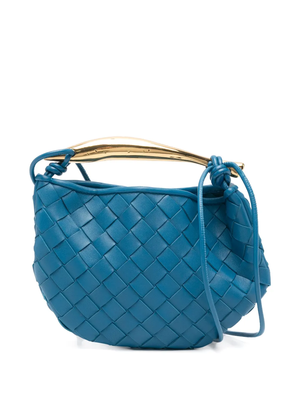 Bottega Veneta Pre-Owned mini Sardine tote bag - ブルー Bottega Veneta Pre-Owned mini Sardine tote bag - ブルー