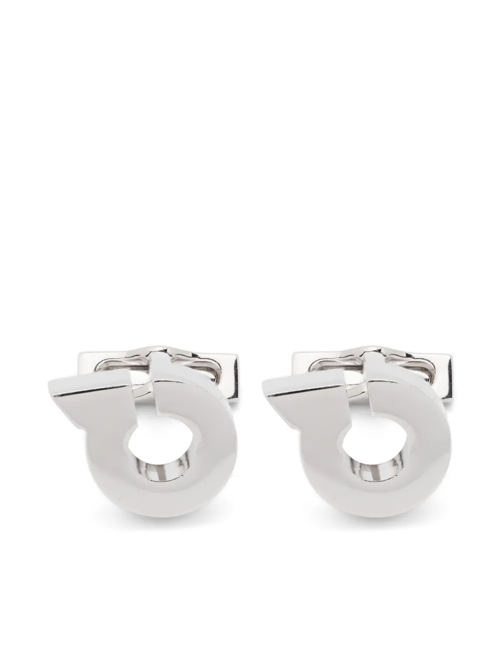 Ferragamo Pre-Owned Gancini cufflinks | Silver | Image 1