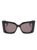Saint Laurent Pre-Owned Blaze sunglasses - Black